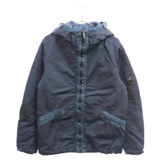 シーピーカンパニー(C.P. Company)のC.P. Company シーピーカンパニー M-BOSSED GARMENT 07DYEING ガーメントダイ 総柄プリント ジップアップ ナイロンジャケット ネイビー 07CM0W300A 005619L(ナイロンジャケット)