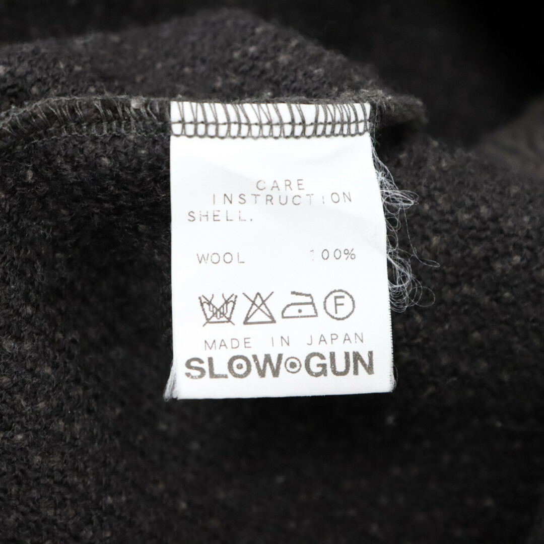 SlowGun(スロウガン)のSLOWGUN スロウガン ウールニット 1B テーラードジャケット グレー レディースのジャケット/アウター(テーラードジャケット)の商品写真