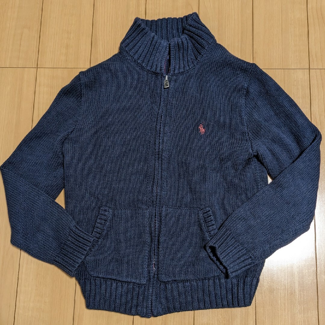 POLO RALPH LAUREN(ポロラルフローレン)のPOLO RALPH LAUREN　ニット　カーディガン　ジャケット　140cm キッズ/ベビー/マタニティのキッズ服男の子用(90cm~)(ジャケット/上着)の商品写真