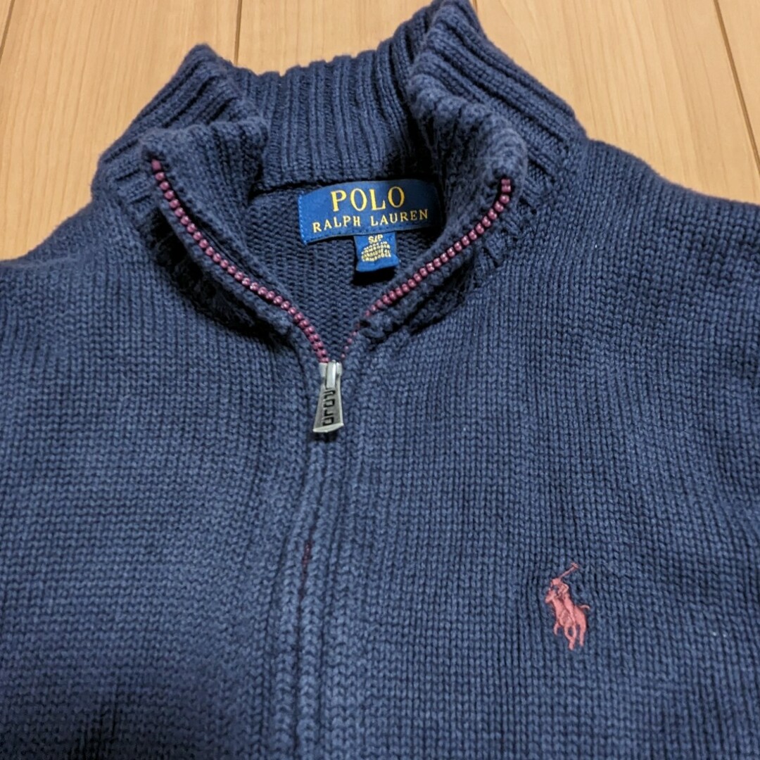 POLO RALPH LAUREN(ポロラルフローレン)のPOLO RALPH LAUREN　ニット　カーディガン　ジャケット　140cm キッズ/ベビー/マタニティのキッズ服男の子用(90cm~)(ジャケット/上着)の商品写真