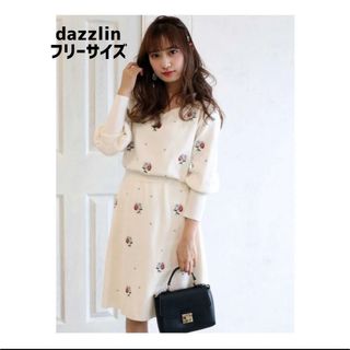 ダズリン(dazzlin)のダズリン　dazzlin ワンピース　フリーサイズ(ひざ丈ワンピース)