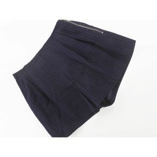 3.1 Phillip Lim - 3.1 PHILLIP LIM 3.1 フィリップリム ウール混 ストライプ ショート パンツ size0/濃紺 ◇■ レディース