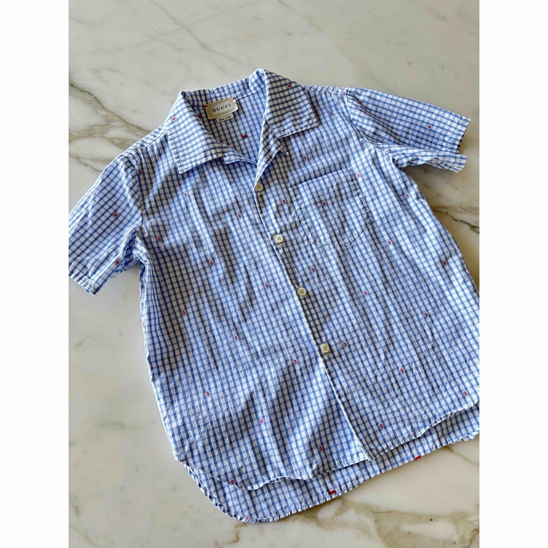 Gucci(グッチ)のGUCCI 子供用シャツ キッズ/ベビー/マタニティのキッズ服男の子用(90cm~)(その他)の商品写真