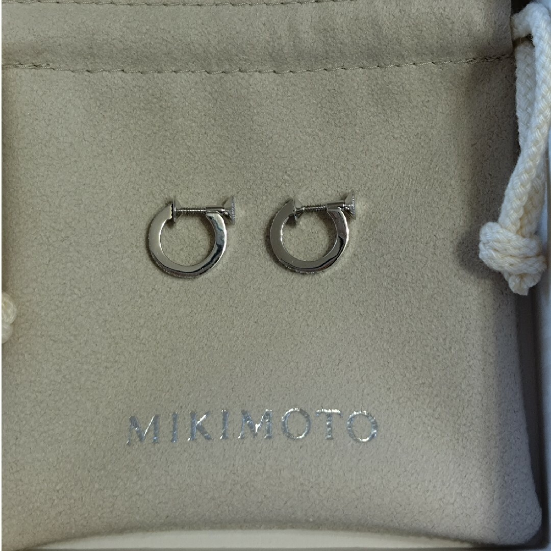 MIKIMOTO(ミキモト)の【超美品】ミキモト　ダイヤモンドイヤリング レディースのアクセサリー(イヤリング)の商品写真