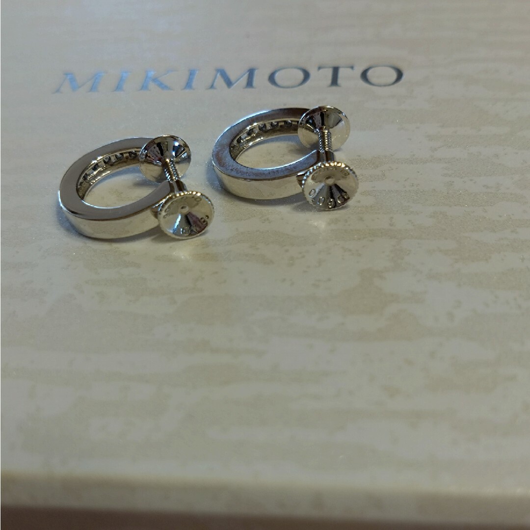 MIKIMOTO(ミキモト)の【超美品】ミキモト　ダイヤモンドイヤリング レディースのアクセサリー(イヤリング)の商品写真