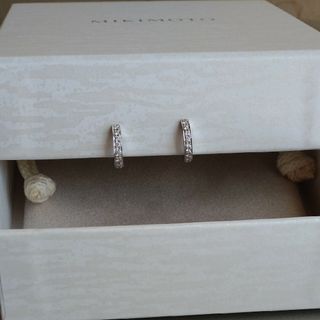 ミキモト(MIKIMOTO)の【超美品】ミキモト　ダイヤモンドイヤリング(イヤリング)