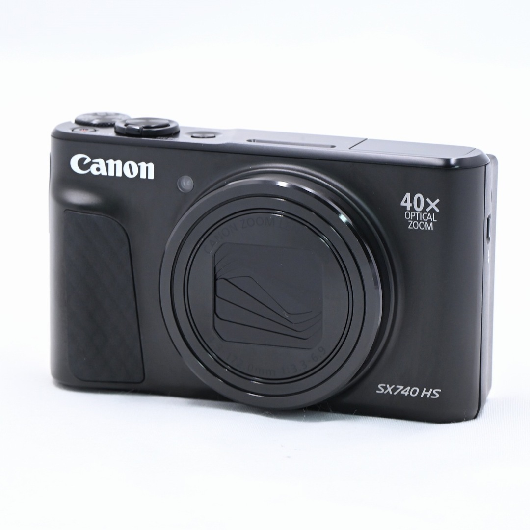 Canon(キヤノン)のCanon PowerShot SX740 HS ブラック ※A？ スマホ/家電/カメラのカメラ(コンパクトデジタルカメラ)の商品写真