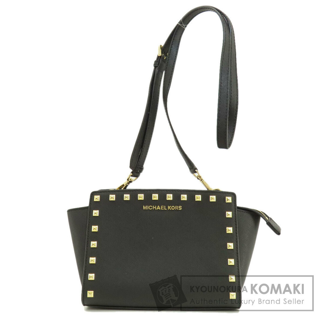 MICHAEL KORS - Michael Kors ロングショルダー スタッズ ショルダーバッグ レザー レディース
