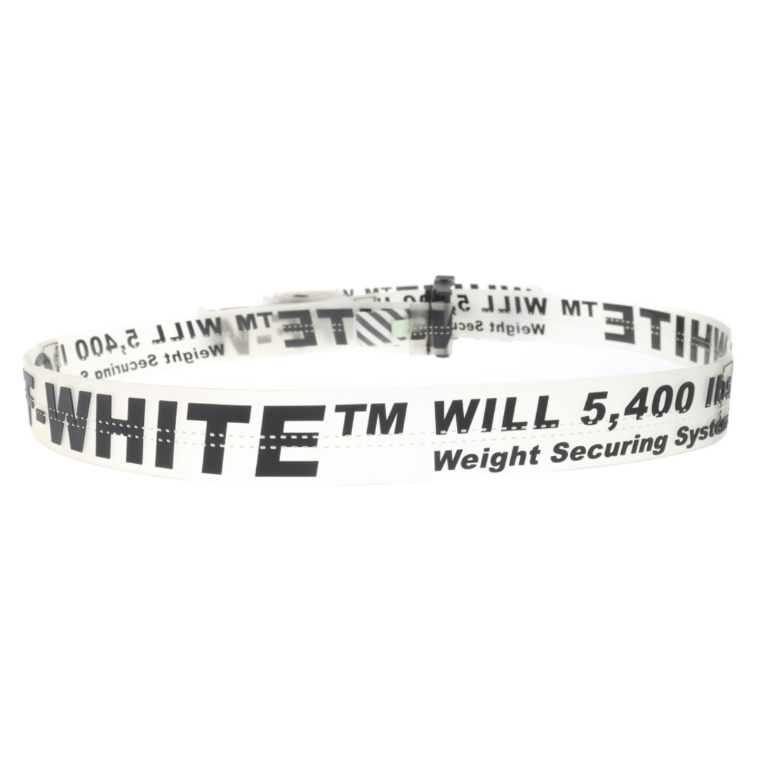 OFF-WHITE(オフホワイト)のOFF-WHITE オフホワイト INDUSTRIAL RUBBER BELT インダストリアルラバーベルト スケルトン グレー メンズのファッション小物(ベルト)の商品写真