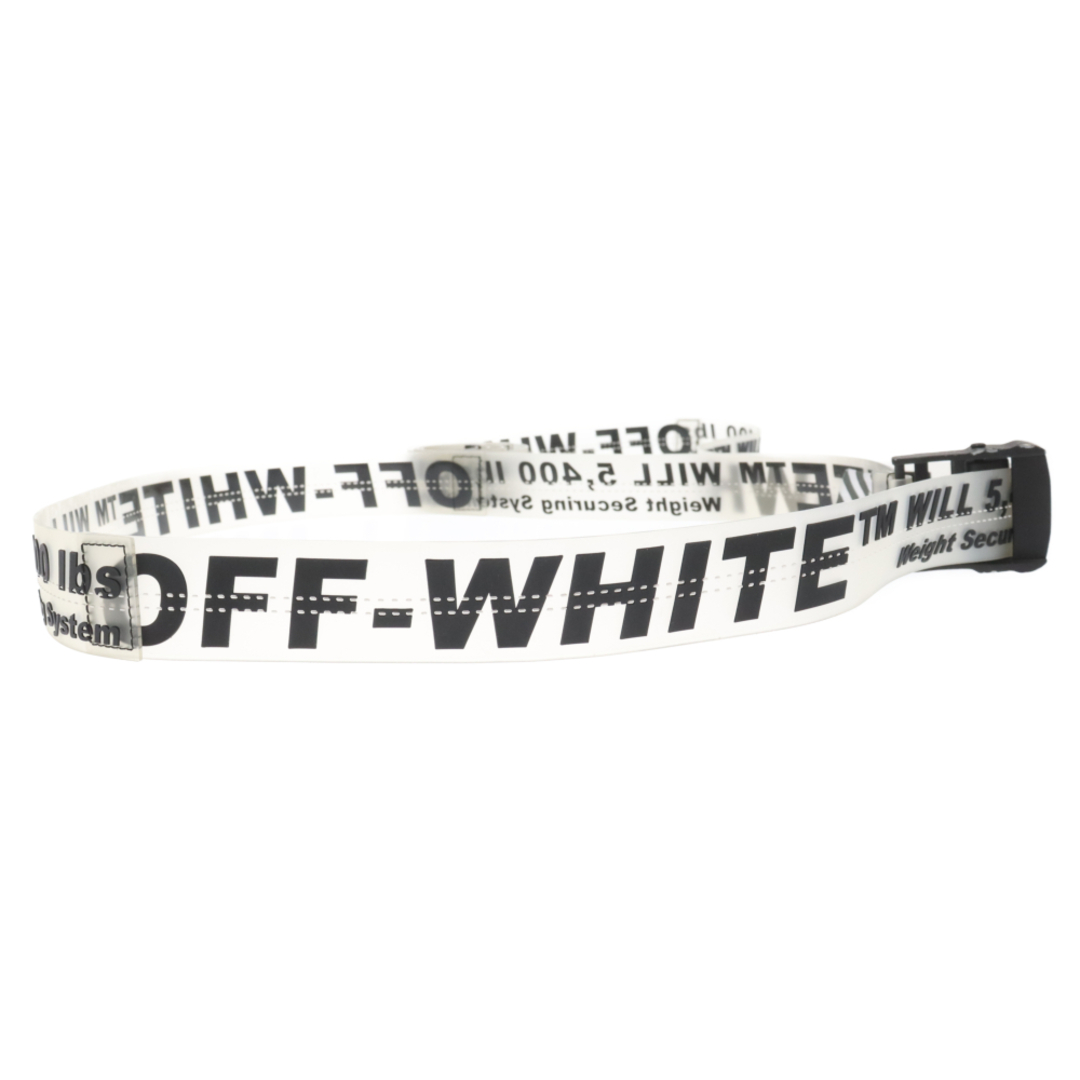 OFF-WHITE(オフホワイト)のOFF-WHITE オフホワイト INDUSTRIAL RUBBER BELT インダストリアルラバーベルト スケルトン グレー メンズのファッション小物(ベルト)の商品写真