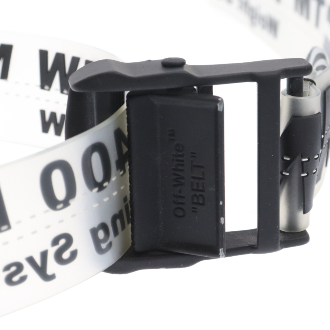 OFF-WHITE(オフホワイト)のOFF-WHITE オフホワイト INDUSTRIAL RUBBER BELT インダストリアルラバーベルト スケルトン グレー メンズのファッション小物(ベルト)の商品写真