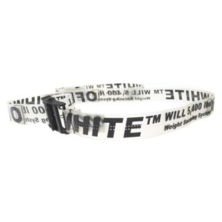 OFF-WHITE オフホワイト INDUSTRIAL RUBBER BELT インダストリアルラバーベルト スケルトン グレー