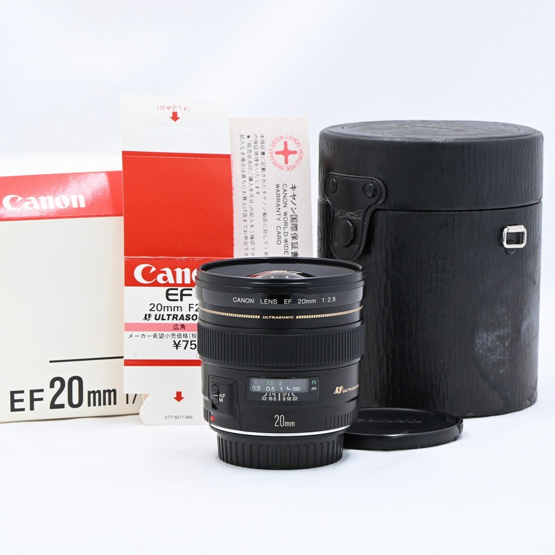 Canon(キヤノン)のCanon EF20mm F2.8 USM スマホ/家電/カメラのカメラ(レンズ(単焦点))の商品写真