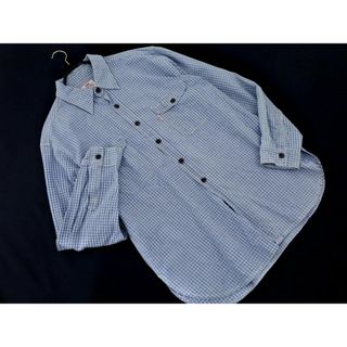 リーバイス(Levi's)のLEVI'S リーバイス 60500-6132 チェック 長袖 シャツ sizeL/青 ◇■ メンズ(シャツ)