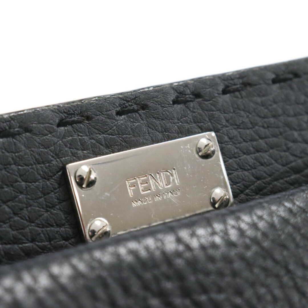 FENDI(フェンディ)のFENDI フェンディ PEEKABOO ピーカーブー ハンド ショルダーバッグ ブラック メンズのバッグ(その他)の商品写真