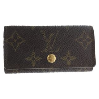 ルイヴィトン(LOUIS VUITTON)のLOUIS VUITTON ルイヴィトン ミュルティクレ キーケース 4連 モノグラム ブラウン 総柄 M69517(キーホルダー)