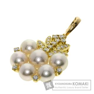 ミキモト(MIKIMOTO)のMIKIMOTO  パール 真珠 ダイヤモンド ペンダントトップ K18YG レディース(その他)