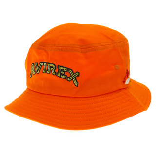 アヴィレックス(AVIREX)のAVIREX アヴィレックス バケットハット 帽子 オレンジ 06129201(ハット)