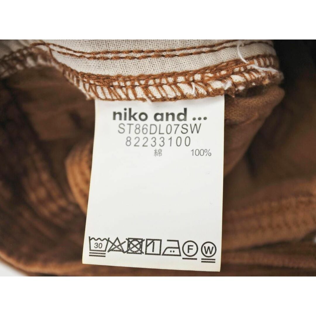 niko and...(ニコアンド)のniko and ニコ アンド コーデュロイ ワイド パンツ size4/ブラウン ◇■ レディース レディースのパンツ(その他)の商品写真