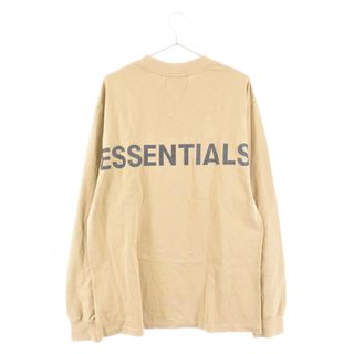 FOG Essentials エフオージー エッセンシャルズ Reflective Back Logo L/S Tee リフレクティブバックロゴロングスリーブTシャツ 長袖カットソー ロンT ベージュ(Tシャツ/カットソー(七分/長袖))