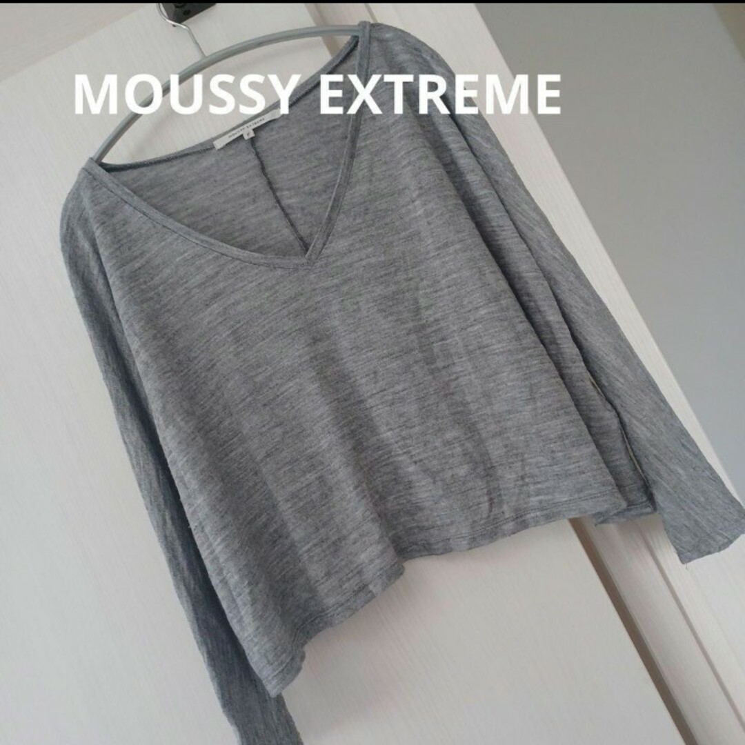 moussy(マウジー)のMOUSSY EXTREME 　カットソー レディースのトップス(カットソー(長袖/七分))の商品写真