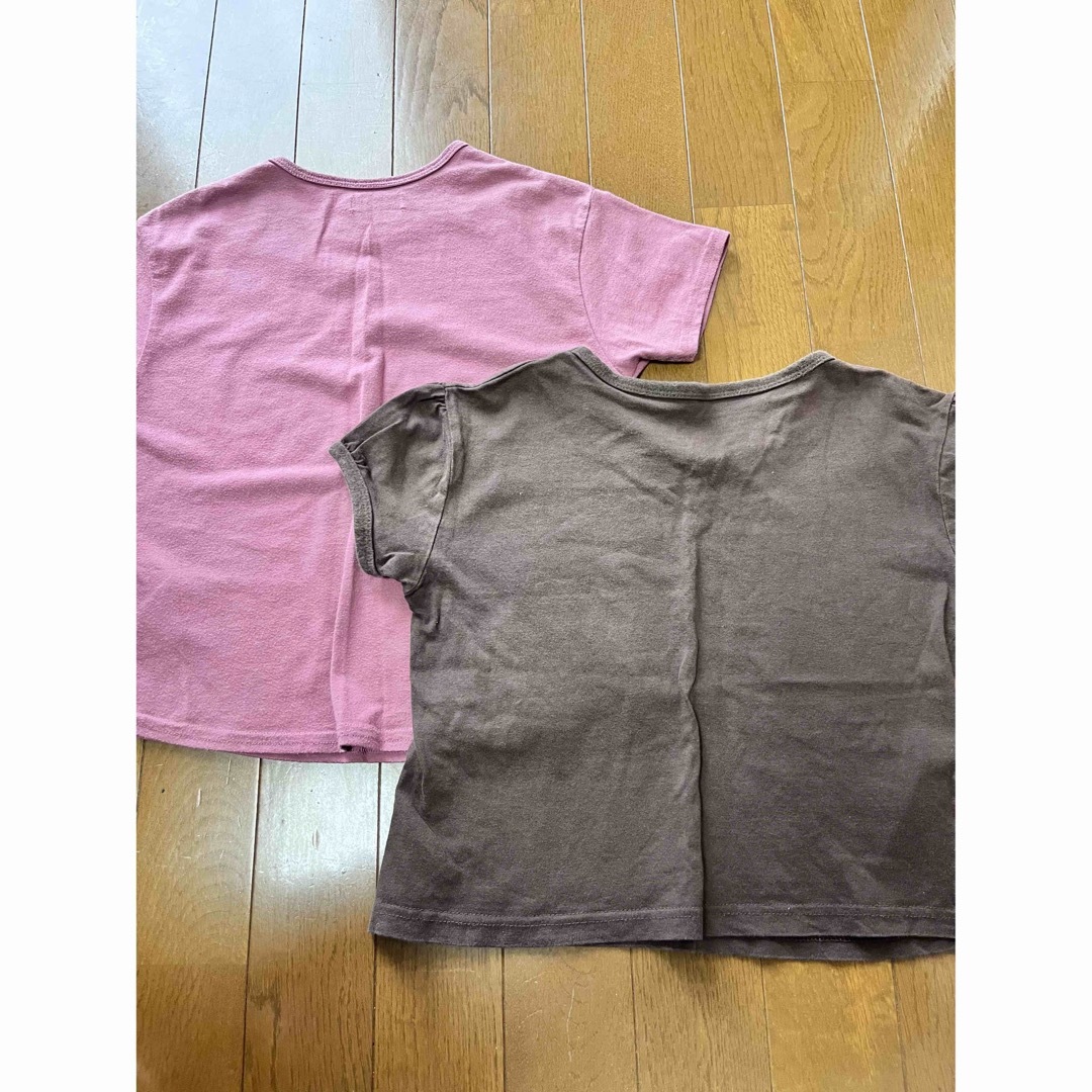 しまむら(シマムラ)の半袖Tシャツ 120cm-130cm キッズ/ベビー/マタニティのキッズ服女の子用(90cm~)(Tシャツ/カットソー)の商品写真