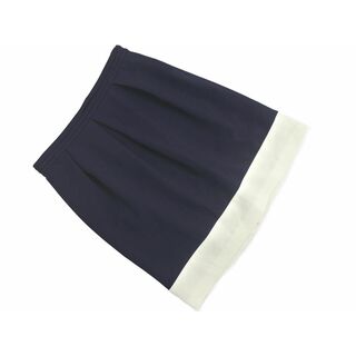 OFUON - ofuon オフオン バイカラー スカート size38/紺ｘ白 ■◇ レディース