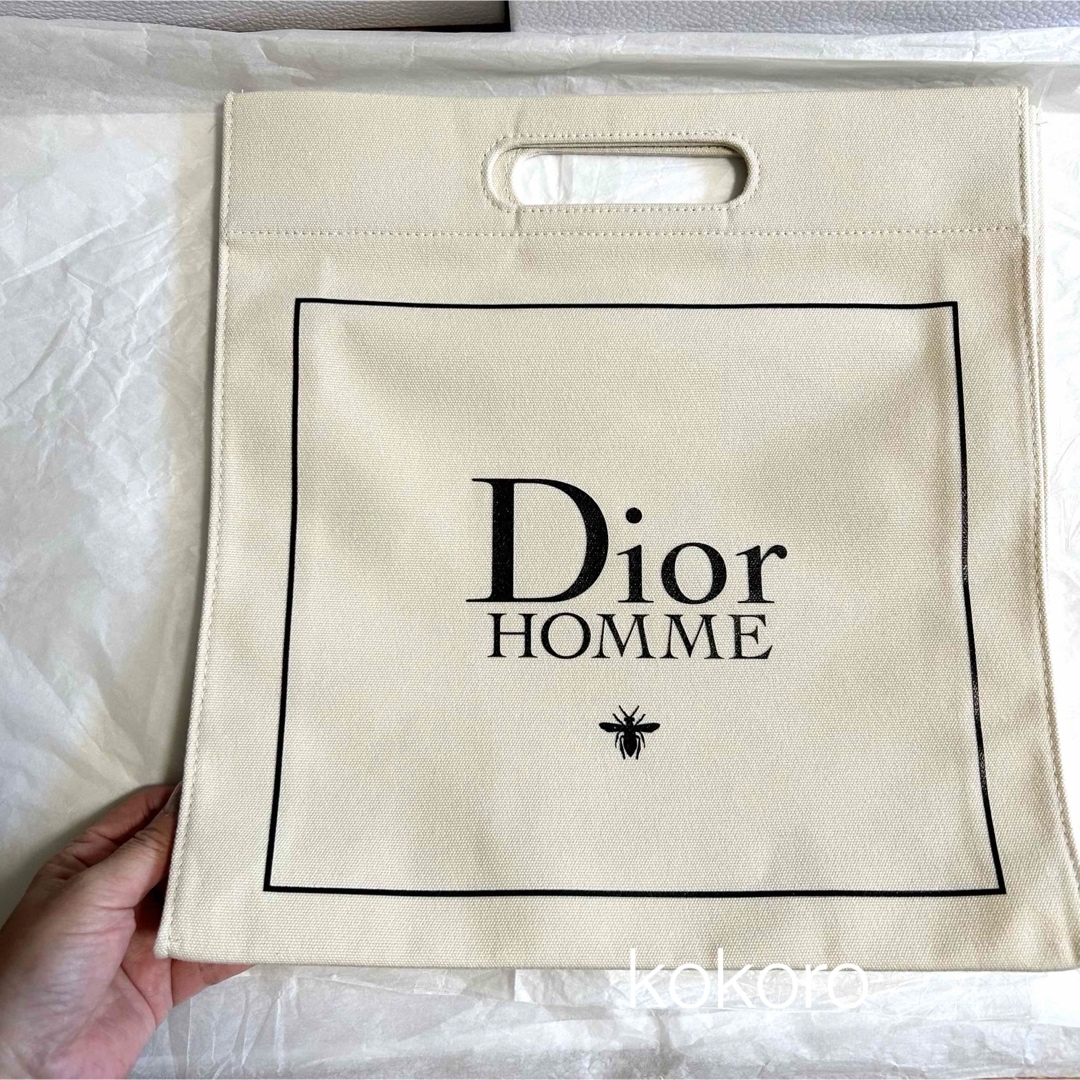 DIOR HOMME未使用ディオールトートバッグ/ノベルティ非売品 度重なっ DIOR HOMME未使用ディオールトートバッグ/ノベルティ非売品 度重なっ