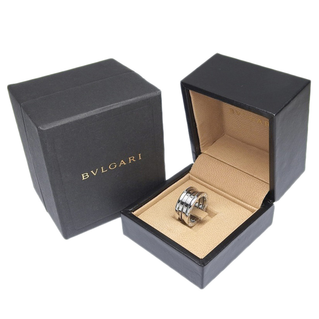 BVLGARI(ブルガリ)の【本物保証】 箱付 新品同様 ブルガリ BVLGARI B-ZERO1 ビーゼロワンリング 3バンド 指輪 K18WG #49 8.5号 ホワイトゴールド レディースのアクセサリー(リング(指輪))の商品写真