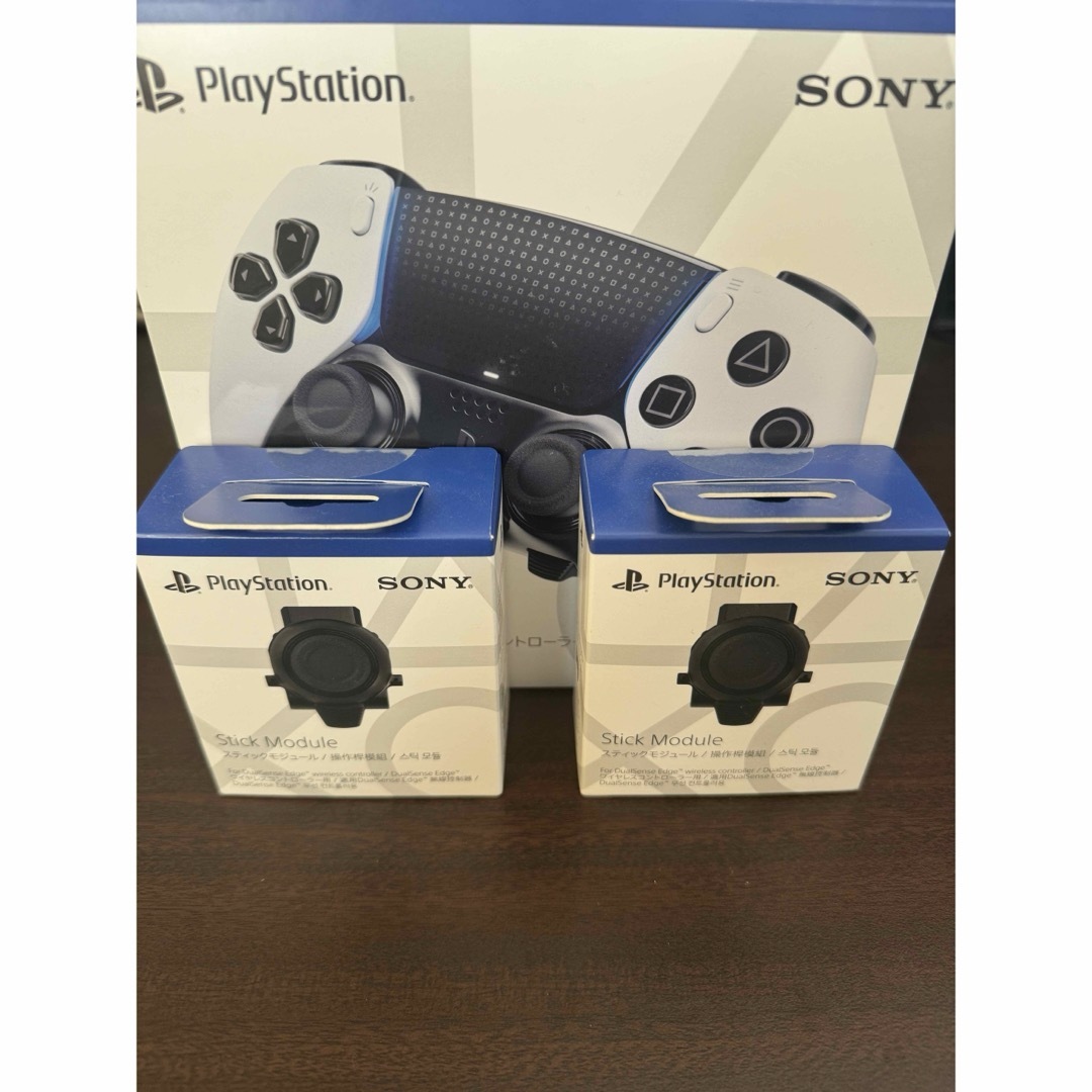 PlayStation(プレイステーション)のPS5 DualSense edge ＋スティックモジュール エンタメ/ホビーのゲームソフト/ゲーム機本体(その他)の商品写真