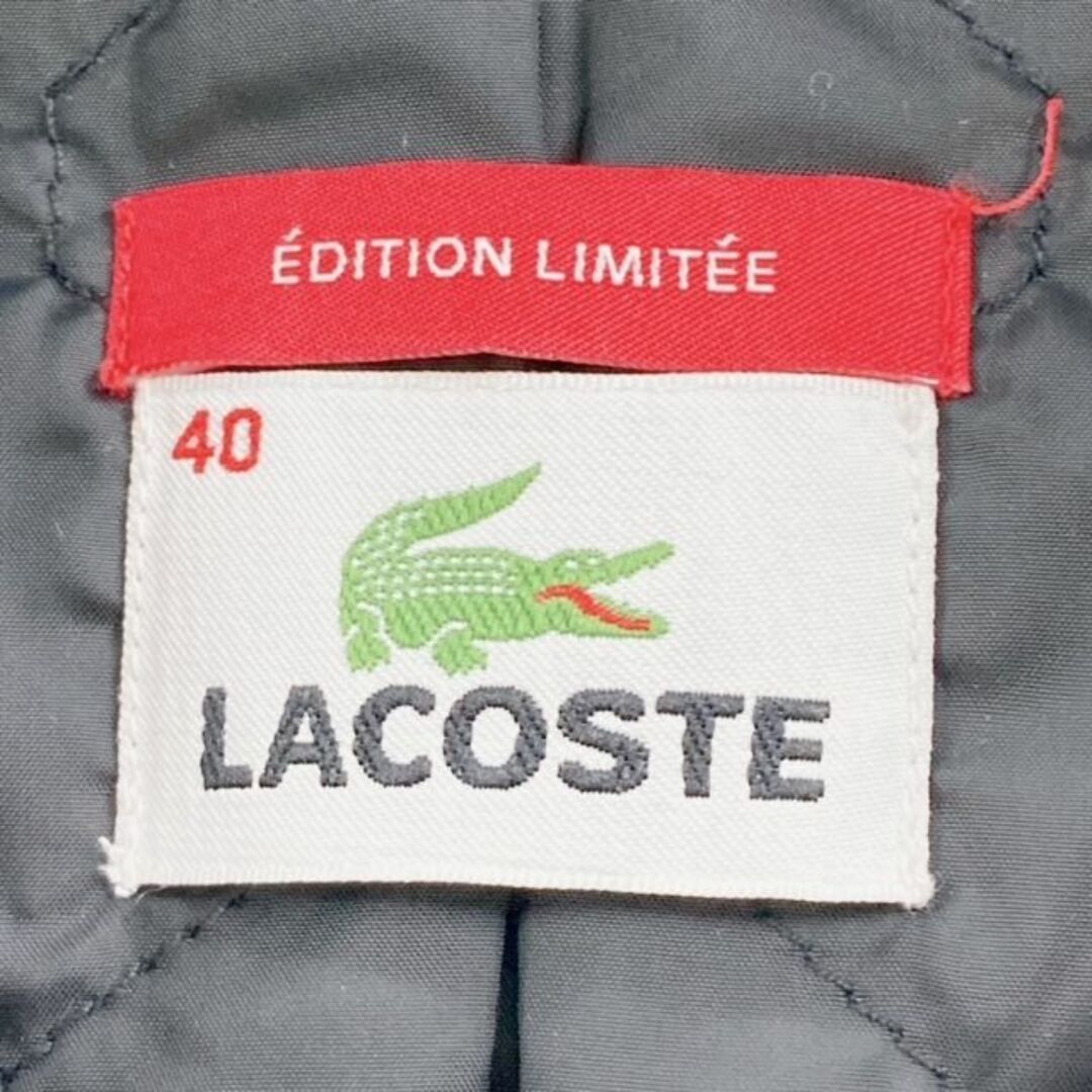 LACOSTE(ラコステ)の【美品】 LACOSTE ラコステ　ナイロンジャケット　サイズ40 エナメル レディースのジャケット/アウター(ナイロンジャケット)の商品写真
