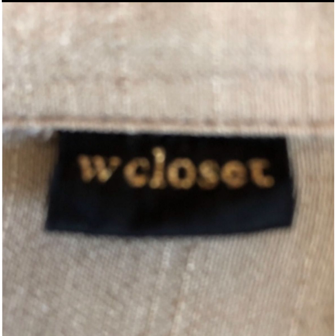 w closet(ダブルクローゼット)のダブルクローゼット　シャツ　ブラウス レディースのトップス(シャツ/ブラウス(半袖/袖なし))の商品写真