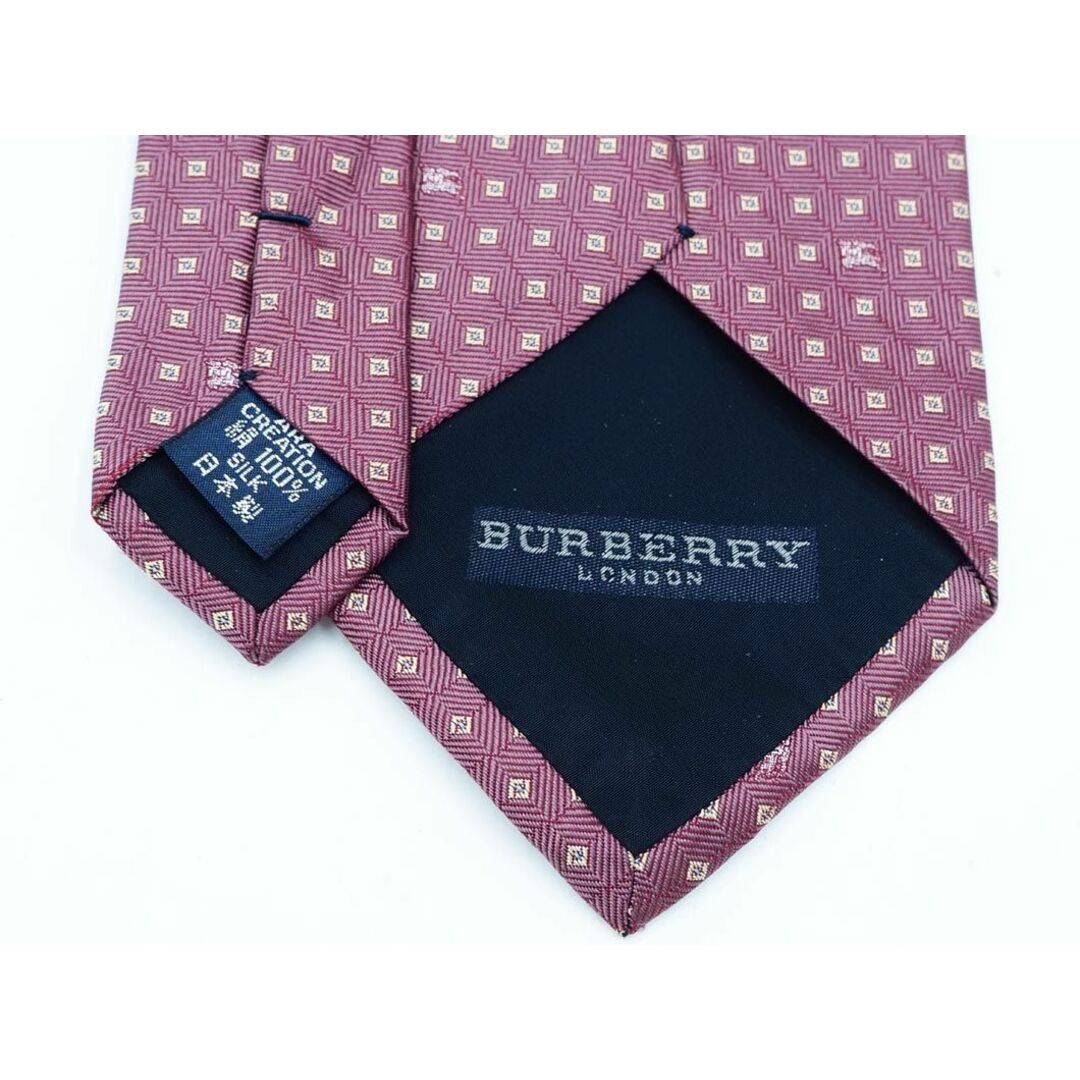 BURBERRY(バーバリー)のBURBERRY バーバリー 総柄 ネクタイ 赤 ■■ メンズ メンズのファッション小物(ネクタイ)の商品写真