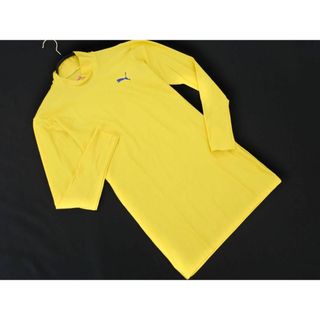 プーマ(PUMA)のPUMA プーマ アンダー トレーニングウェア カットソー sizeM/黄 ◇■ メンズ(Tシャツ/カットソー(七分/長袖))