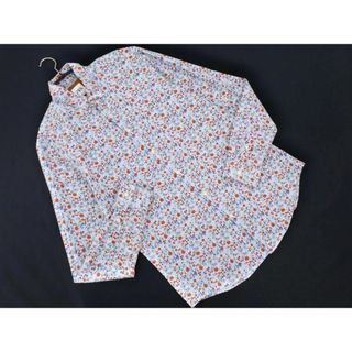 ザラ(ZARA)のZARA ザラ 小花柄 シャツ sizeS/青 ■◇ メンズ(シャツ)