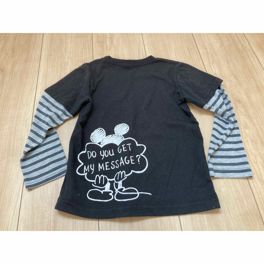 Disney(ディズニー)の西松屋　ミッキー長袖Tシャツ110センチ キッズ/ベビー/マタニティのキッズ服男の子用(90cm~)(Tシャツ/カットソー)の商品写真
