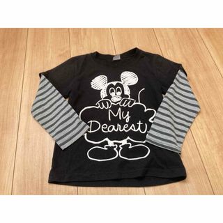 ディズニー(Disney)の西松屋　ミッキー長袖Tシャツ110センチ(Tシャツ/カットソー)