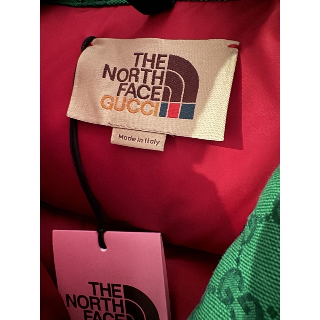 GUCCI - 新品L GUCCI x THE NORTH FACE GG柄 希少グリーンの GUCCI - 新品L GUCCI x THE NORTH FACE GG柄 希少グリーンの
