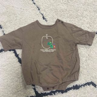 グラニフ(Design Tshirts Store graniph)のはらぺこあおむし　ロンパース　70(ロンパース)