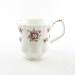 ロイヤルアルバート(ROYAL ALBERT)の美品 ROYAL ALBERT ロイヤルアルバート SWEET VIOLETS マグカップ 1点 SY8533A1 (グラス/カップ)