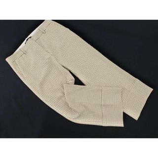 ザラ(ZARA)のZARA ザラ チェック ワイド パンツ sizeM/オフホワイトx黒 ◇■ レディース(その他)