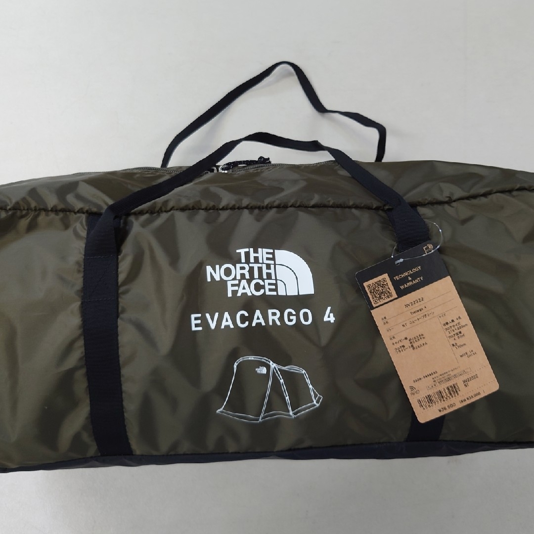 THE NORTH FACE(ザノースフェイス)の【2023新作】ノースフェイス　テント　Evacargo 4　エバカーゴ4 スポーツ/アウトドアのアウトドア(テント/タープ)の商品写真