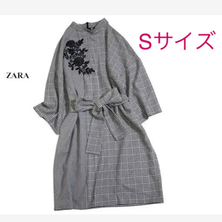 ザラ(ZARA)のZARA♡ 新品未使用　チェックワンピース(ひざ丈ワンピース)