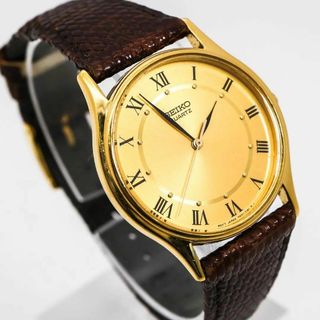 セイコー(SEIKO)の《希少》SEIKO 腕時計 ゴールド ヴィンテージ クォーツ メンズ k(腕時計(アナログ))