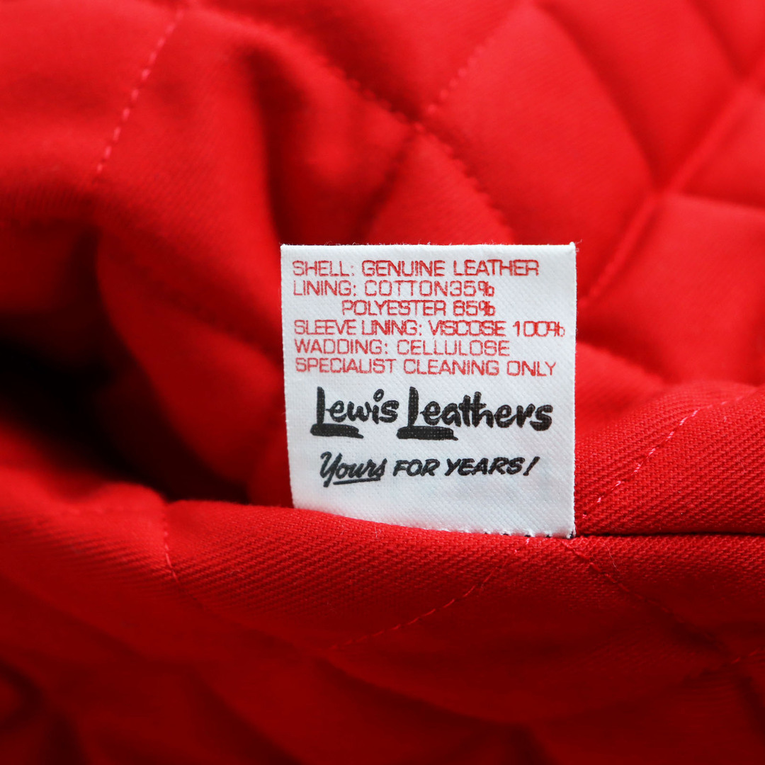 Lewis Leathers(ルイスレザー)の極美品 Lewis Leathers ルイスレザー ライトニング レザー AVIAKIT ダブルライダースジャケット ブラック 36 イングランド製 メンズ メンズのジャケット/アウター(ライダースジャケット)の商品写真