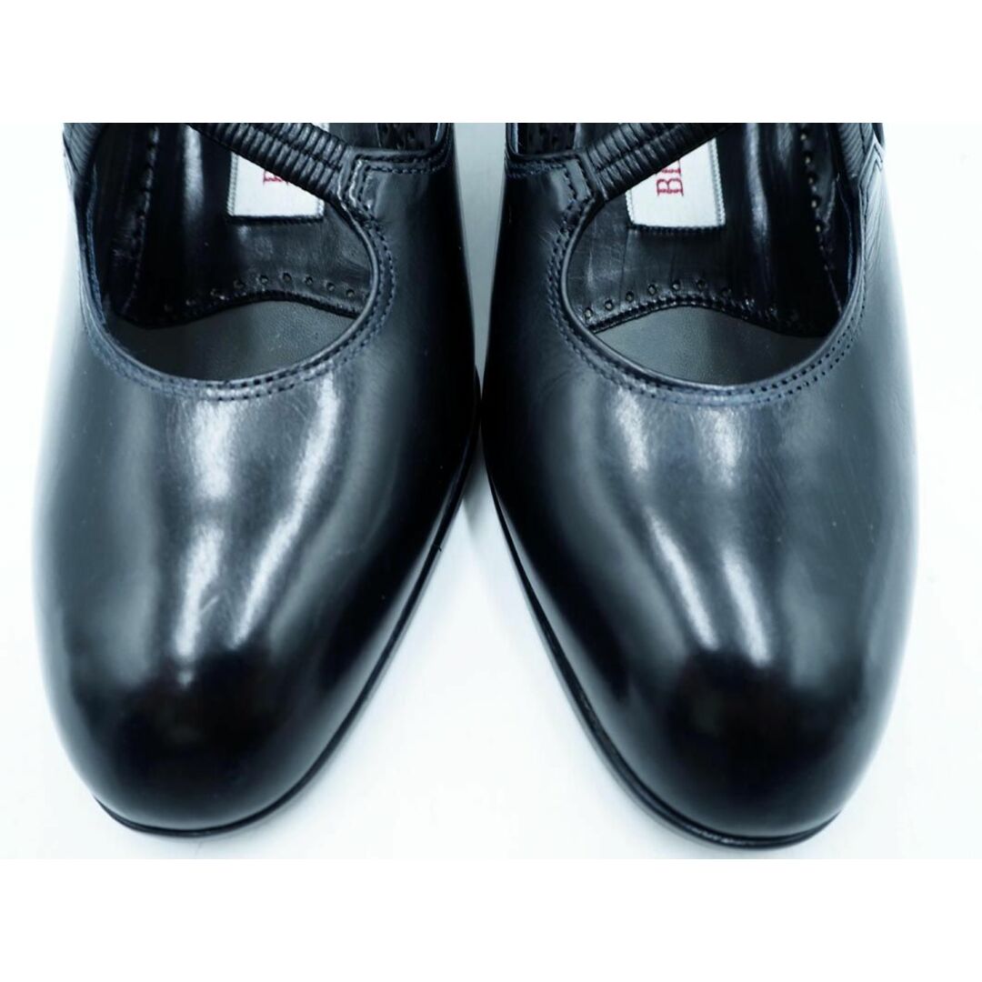 美品 BIEN ANDAR ビエンアンダー 6660 日本製 ミドルヒール パンプス size21.5EEE/黒 ■■ レディース レディースの靴/シューズ(ハイヒール/パンプス)の商品写真