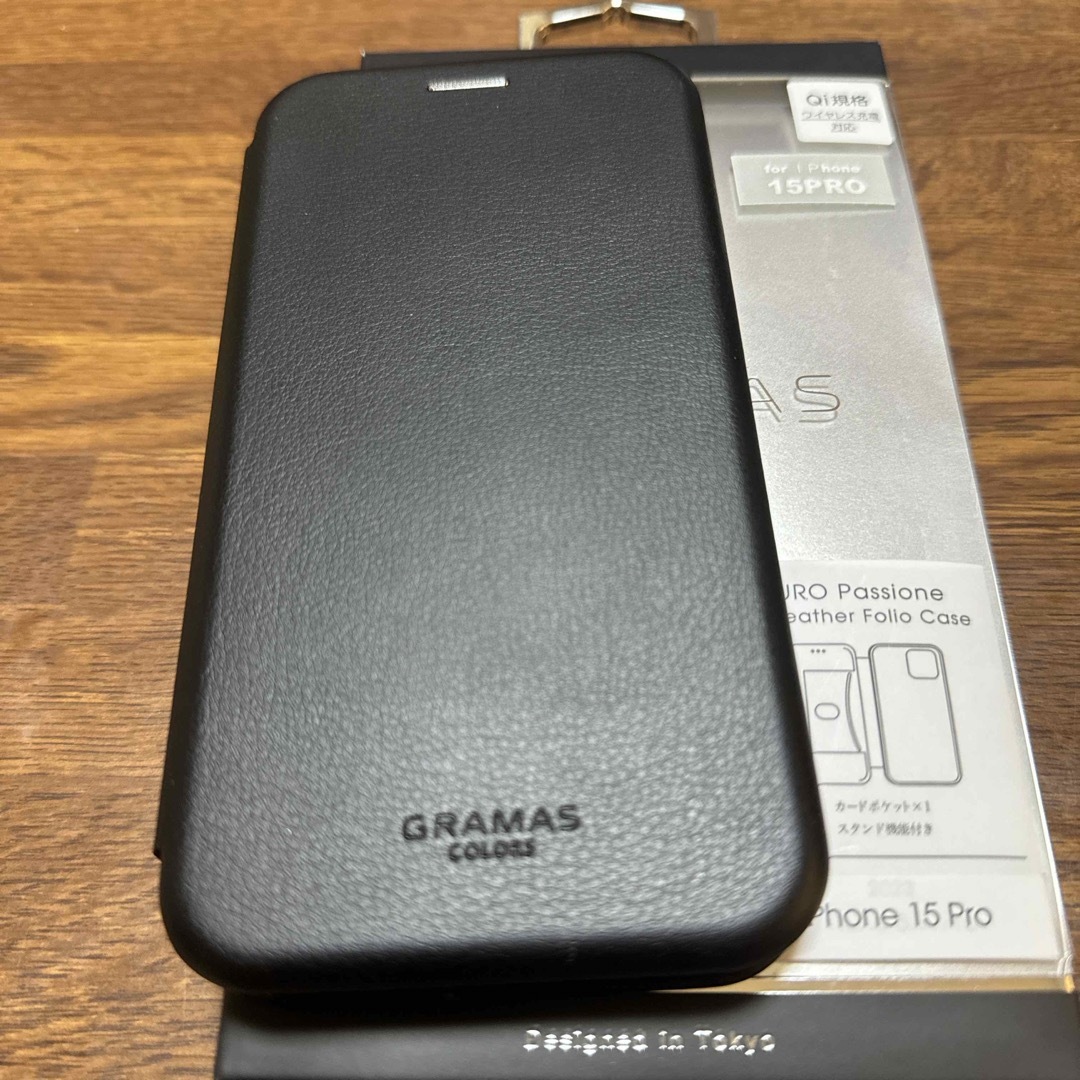 GRAMAS(グラマス)のGRAMAS iPhon 15Pro 手帳型 カバー スマホ/家電/カメラのスマホアクセサリー(モバイルケース/カバー)の商品写真