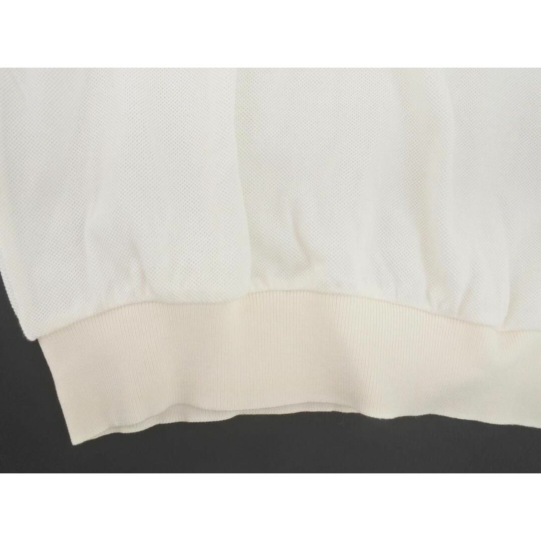 BLACK&WHITE ブラック＆ホワイト 長袖 ポロシャツ sizeM/白 ◇■ レディース レディースのトップス(ポロシャツ)の商品写真