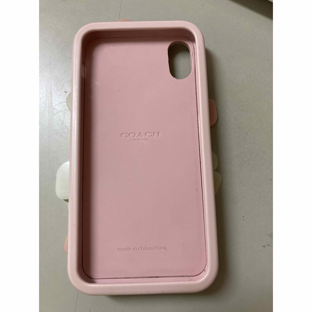 COACH(コーチ)のコーチ　coach iPhoneXR ティーローズ　ケース　中古 スマホ/家電/カメラのスマホアクセサリー(iPhoneケース)の商品写真