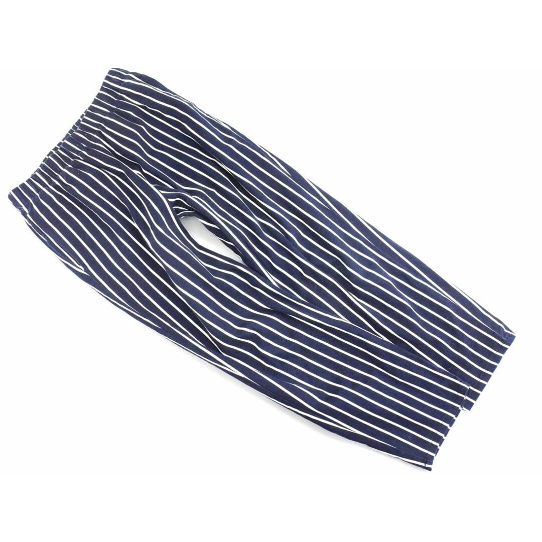 RAGEBLUE(レイジブルー)のRAGEBLUE レイジブルー ストライプ テーパード パンツ sizeS/紺 ■■ メンズ メンズのパンツ(その他)の商品写真